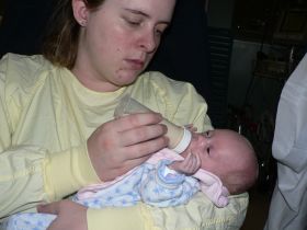 Sept 21/06 - Feeding the hungry baby