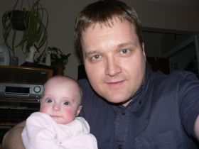 Jan 26/07 - Isabel with her daddy