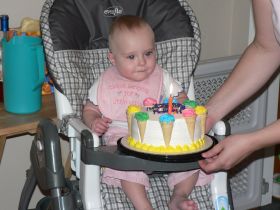 Oct 4/07 - Isabel celebrates her 'corrected age' birthday